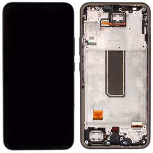 LCD screen Samsung A346 A34 5G 2023 with touch screen and frame Graphite original (used Grade A)