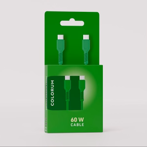 COLORUM кабель USB-C - USB-C 1,8m 3A CK60-CC-04 xGreen