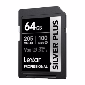 Lexar Professional SILVER PLUS SDXC 64GB memory card