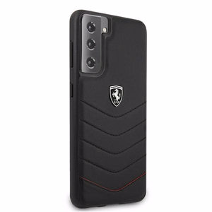 Ferrari FEHQUHCS21MBK S21+ G996 juodas juodas kietasis dėklas Off Track Quilted