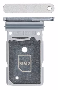 SIM kortelės laikiklis Samsung S938 S25 Ultra Titanium Silver Blue/Silver originalus (service pack)