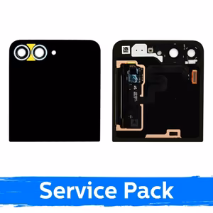 LCD ekranas Samsung F741 Z Flip6 (IŠORINIS) su rėmeliu / mėlynas / (Service Pack)