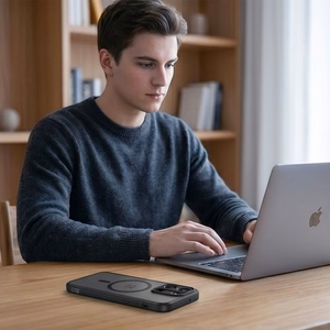 Tech-Protect Magmat MagSafe dėklas OnePlus Nord 6, matinis juodas