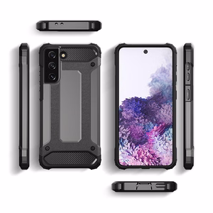 Hybrid Armor dėklas telefonui Samsung Galaxy S23+ šarvuotas hibridinis dėklas juodas