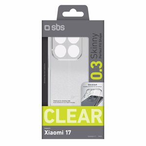 SBS Skinny dėklas skirtas Xiaomi 17 - skaidrus