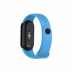 SILICONE STRAP MI BAND 8/M8 (11). BLUE