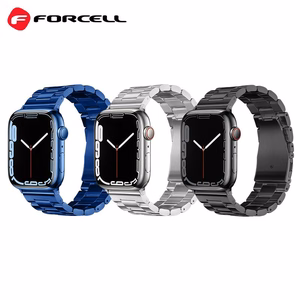 FORCELL F-DESIGN FA10 nerūdijančio plieno laikrodžio juosta Apple Watch 38 / 40 / 41 mm - sidabrinė
