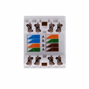 Alantec MKN-U5-1 laidų jungtis RJ45 balta