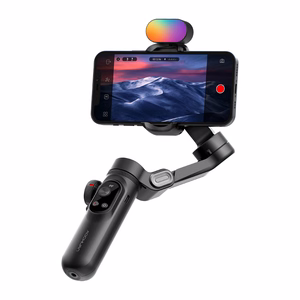 AOCHUAN X Pro stabilizatorius su RGB apšvietimu (juodas)