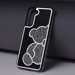 Case for Samsung A55 5G Teddy Bear silver