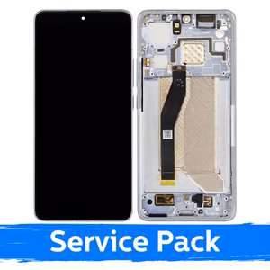 Ekranas skirtas Xiaomi 14T Pro su rėmeliu / Titan Blue / (Service Pack)