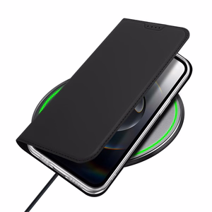 Чехол-кошелёк DUX DUCIS SKIN PRO для iPhone 16e чёрный