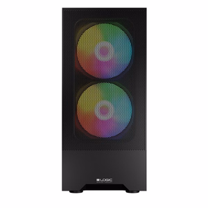 Logic ARYA ARGB MINIDI USB 3.0 kompiuterio korpusas, juodas