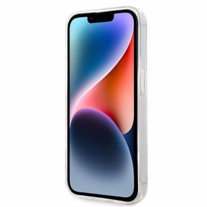 Karl Lagerfeld Ikonik Karl dėklas telefonui iPhone 14 Pro - permatomas