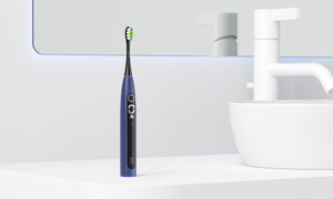 Oclean elektrinis dantų šepetėlis X Lite, komplektas, mėlynas