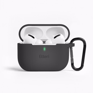 Etteri silikoninis dėklas, skirtas AirPods Pro 3 juodas