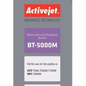 Activejet AB-5000M – пурпурные бутылка чернил, замена Brother BT-5000M, 50 ml, Supreme, 5000 страниц