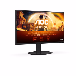 AOC G4 25G42E monitorius 62.2 cm (24.5") 1920 x 1080 pixels Full HD LED juodas, raudonas