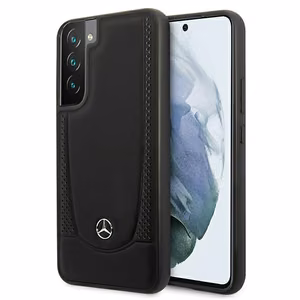 Mercedes Leather Urban Line case for Samsung Galaxy S22+, black