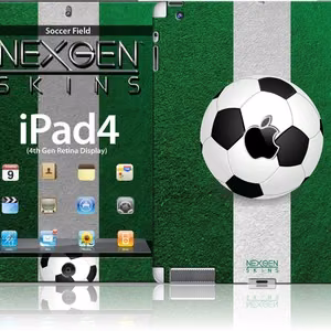 Nexgen „Soccer Field 3D“ dekoratyvinių lipdukų komplektas, skirtas iPad 2/3/4