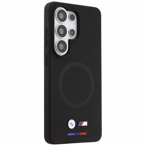 Силиконовый чехол BMW M MagSafe для Samsung Galaxy S26 Ultra, чёрный