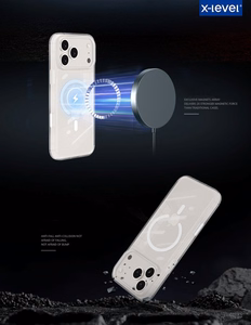 Case X-Level Space II MagSafe Apple iPhone 16e/17e clear