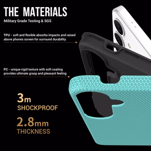 Dėklas Perfectionists Triangle Case Samsung S721 S24 FE žalias