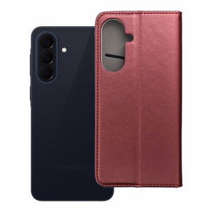 SMART MAGNETO Knygos dėklas SAMSUNG A57 bordo spalvos