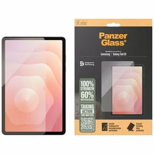 PanzerGlass Ultra-Wide Fit grūdintas apsauginis stiklas Samsung Galaxy Tab S11 – skaidrus