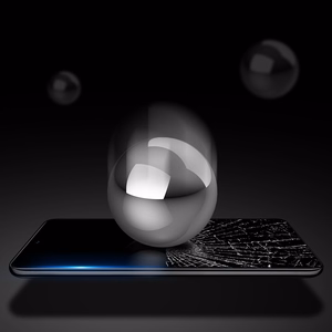 Dux Ducis lenktas grūdintas stiklas Honor 60 Pro su juodu rėmeliu