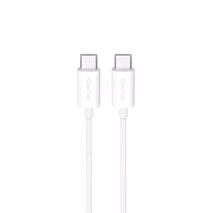 Puro TPE 25W USB-C - USB-C 3m kabelis - baltas