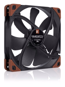Noctua NF-A14 INDUSTRIALPPC-2000 PWM kompiuterio korpuso ventiliatorius 14 cm juodas, rudas 1 vnt.
