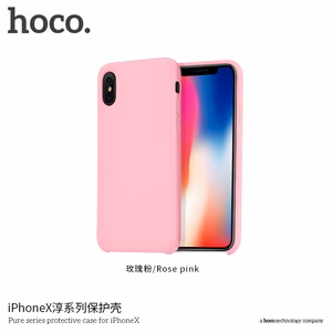 Hoco Pure Series case for iPhone X rose pink