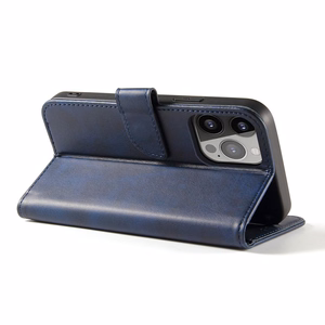 Magnet Case для Samsung Galaxy S23 Ultra чехол с флип-кошельком и подставкой синий