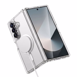 Tech-Protect FlexAir Hybrid MagSafe dėklas, skirtas Samsung Galaxy Z Fold 8 Ultra – spalva: skaidri
