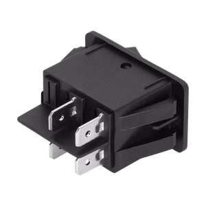 12 V light switch with red LED