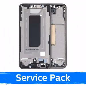 Vidurinis rėmas Samsung A346 A34 5G / Black / (Service Pack)