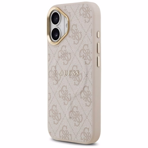 GUESS чехол для IPHONE 17 совместимый с MagSafe GUHMP17SP4MSEGCP (PU 4G W/ Classic) розовый