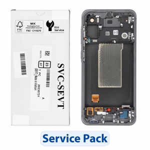 ServicePack LCD Ekranas SAMSUNG A56 5G A566B - grafitas GH82-36829A