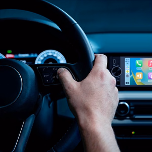 Kruger&Matz KM2016 1DIN CarPlay/AndroidAuto car radio