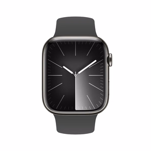 Crong Liquid dirželis, skirtas Apple Watch 44 / 45 / 46 / 49 mm, grafito spalvos