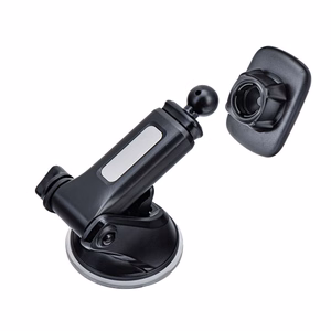 Automobilinis universalus telefono laikiklis Forcell (H-CT327) tvirtinamas ant stiklo, magnetinis juodas
