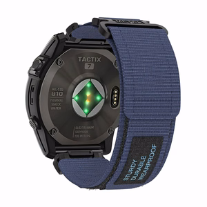 Nailono dirželis Garmin 26mm dizainas 1 tamsiai mėlynas