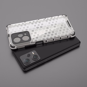 Honeycomb чехол для Xiaomi Redmi Note 12 Pro+ броневая гибридная крышка чёрный