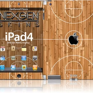 Nexgen „Hardwood Classic 3D“ dekoratyvinių lipdukų komplektas, skirtas iPad 2/3/4