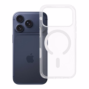 Чехол Clear Mag Cover Elite STR для iPhone 17 Pro / 18 Pro, совместимый с MagSafe из не желтеющего материала, с кнопкой Camera Control — прозрачный