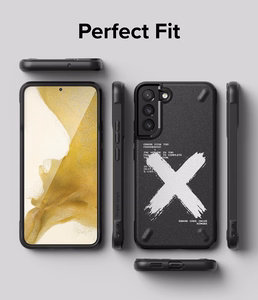 Ringke Onyx Design patvarus dėklas telefonui Samsung Galaxy S22 + (S22 Plus) juodas (X)