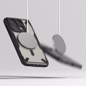 Чехол Ringke Fusion X Magnetic MagSafe для OnePlus 15 - прозрачный черный