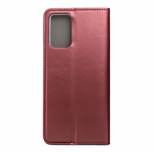 SMART MAGNETO knygos tipo dėklas telefonui MOTOROLA G06 burgundiškas
