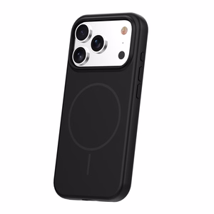 Силиконовый чехол Thin Mag для iPhone 17 Pro Max 6,9" чёрный